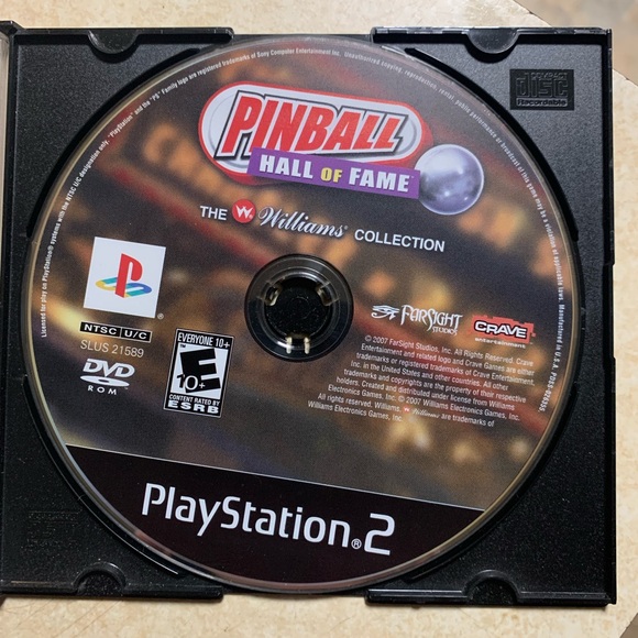 Pinball Hall of Fame: The Williams Collection Video Game (PS2) TESTED - Picture 1 of 1